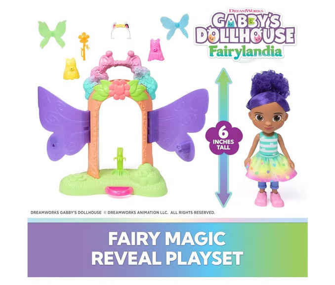 Gabby's DH Fairylandia Fairy Magic Reveal Playset