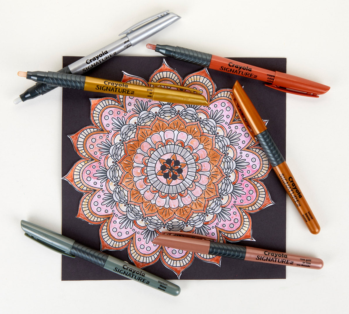 Crayola Signature Liquid Metal Craft Permanent Markers - 6 Pack