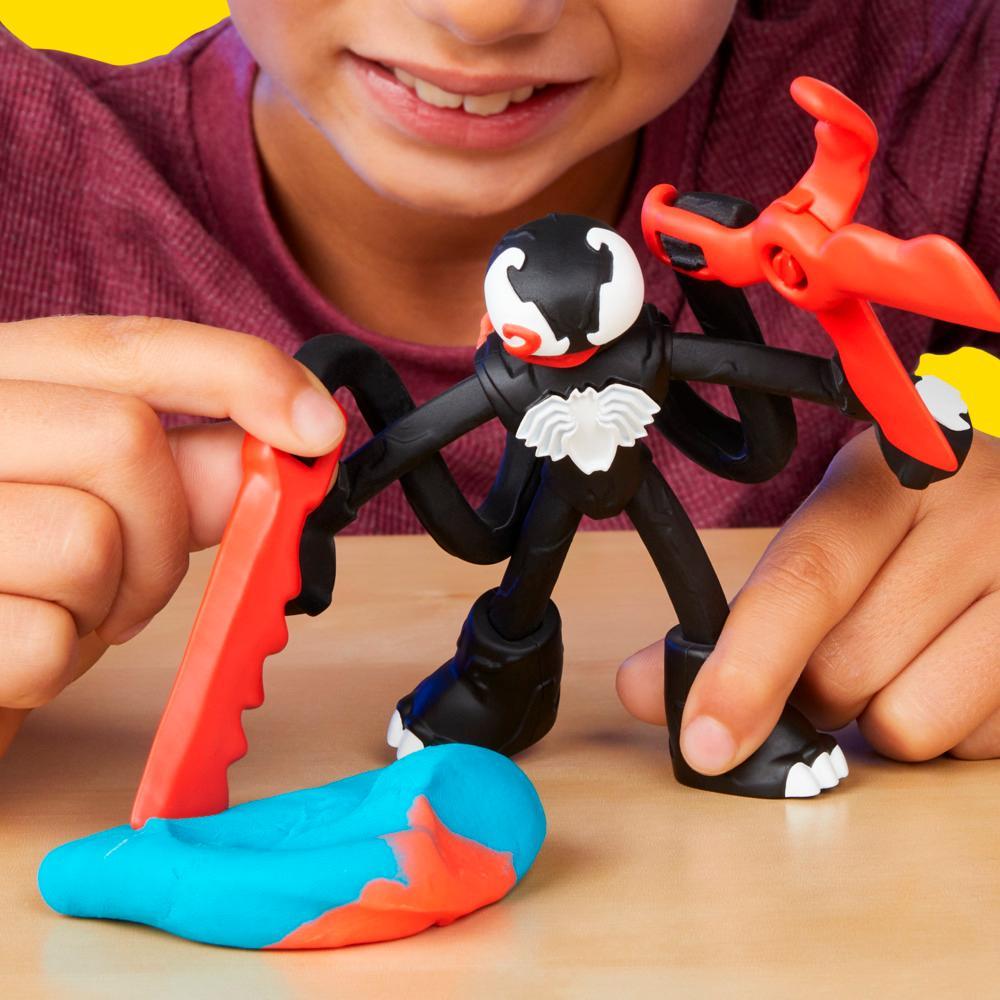 Play-Doh Marvel Spider-Man Launch & Slice Battle Playset with 2 Action Figures