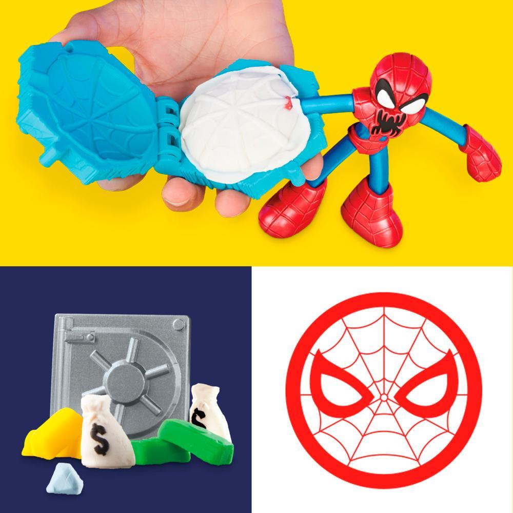 Play-Doh Marvel Spider-Man Launch & Slice Battle Playset with 2 Action Figures
