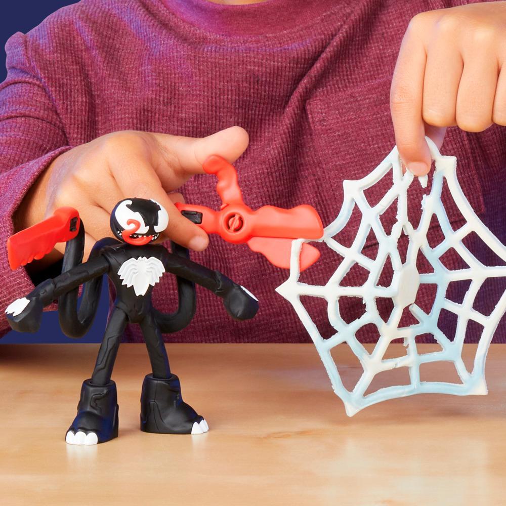 Play-Doh Marvel Spider-Man Launch & Slice Battle Playset with 2 Action Figures